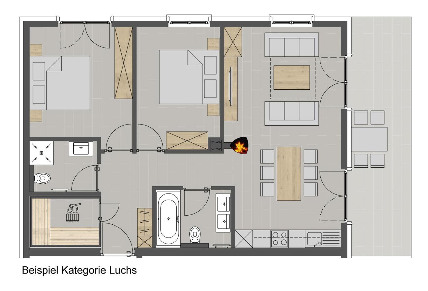 Alpinlodges Kuehtai Phòng bức ảnh
